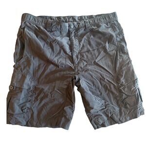 The North Face Mens Grey Ripstop Cargo Hiking Shorts Size Medium Regular M/M